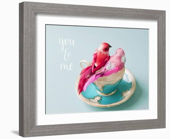 You and Me Love Birds-Susannah Tucker-Framed Art Print