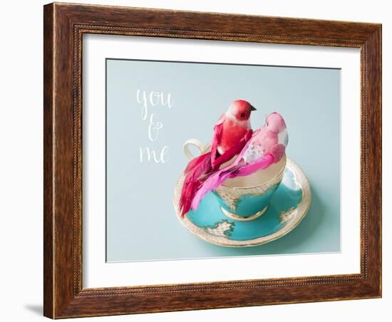 You and Me Love Birds-Susannah Tucker-Framed Art Print