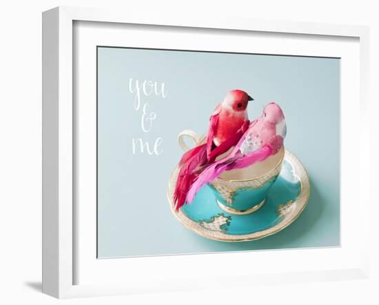 You and Me Love Birds-Susannah Tucker-Framed Art Print