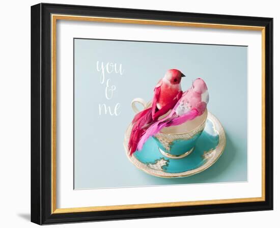 You and Me Love Birds-Susannah Tucker-Framed Art Print