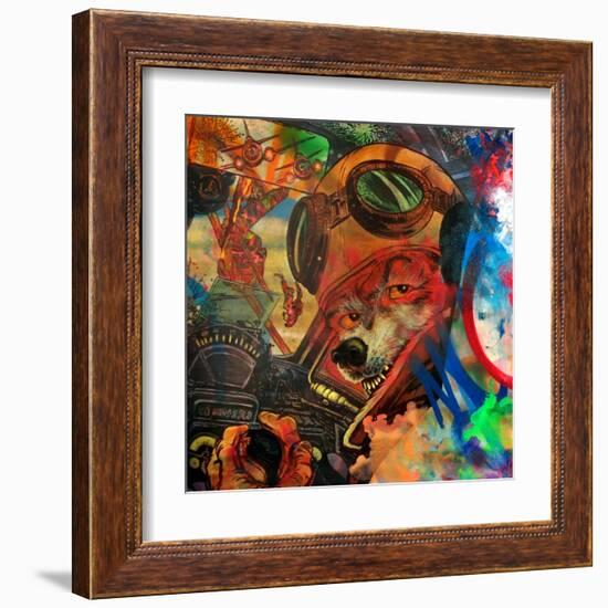 You Are a Wolf-Shark Toof-Framed Art Print