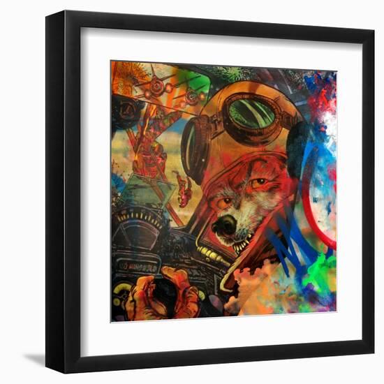 You Are a Wolf-Shark Toof-Framed Art Print