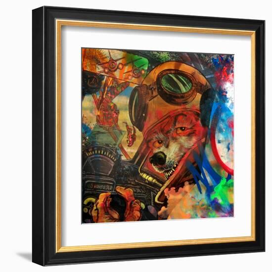 You Are a Wolf-Shark Toof-Framed Art Print