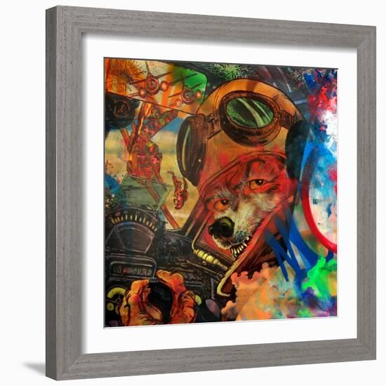 You Are a Wolf-Shark Toof-Framed Art Print