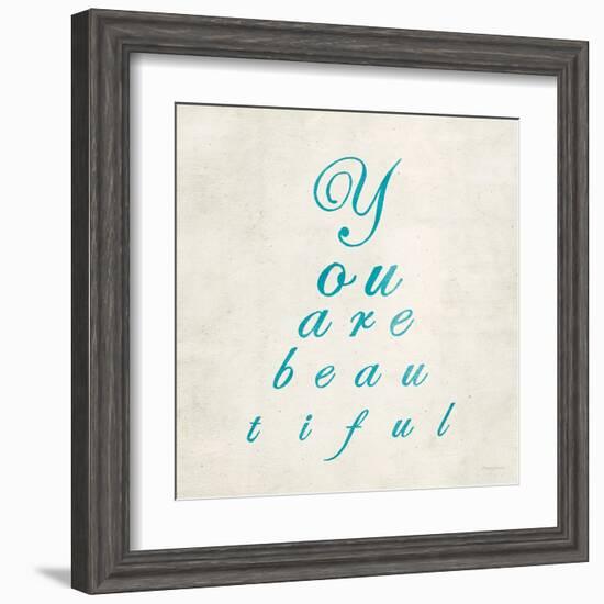 You are Beautiful in Blue-Morgan Yamada-Framed Art Print