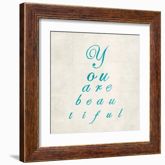 You are Beautiful in Blue-Morgan Yamada-Framed Art Print