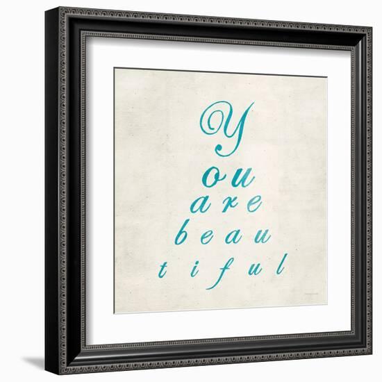 You are Beautiful in Blue-Morgan Yamada-Framed Art Print