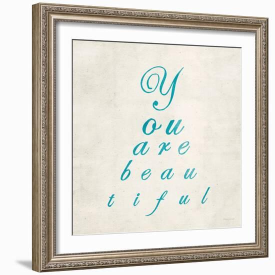 You are Beautiful in Blue-Morgan Yamada-Framed Art Print