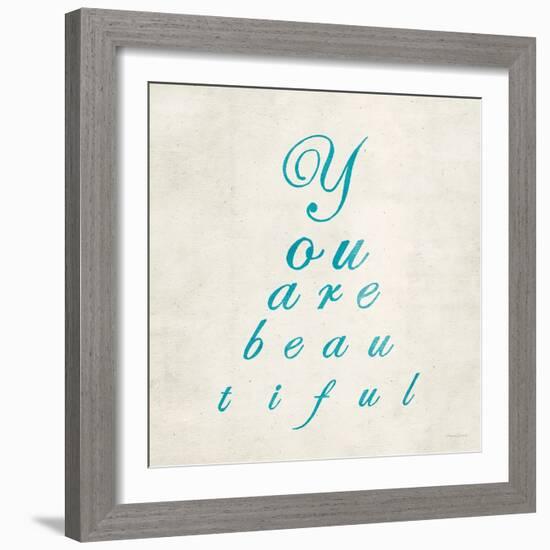 You are Beautiful in Blue-Morgan Yamada-Framed Art Print