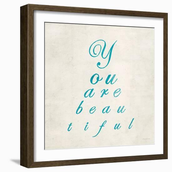 You are Beautiful in Blue-Morgan Yamada-Framed Art Print