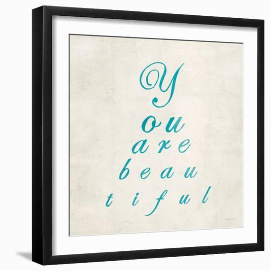 You are Beautiful in Blue-Morgan Yamada-Framed Art Print