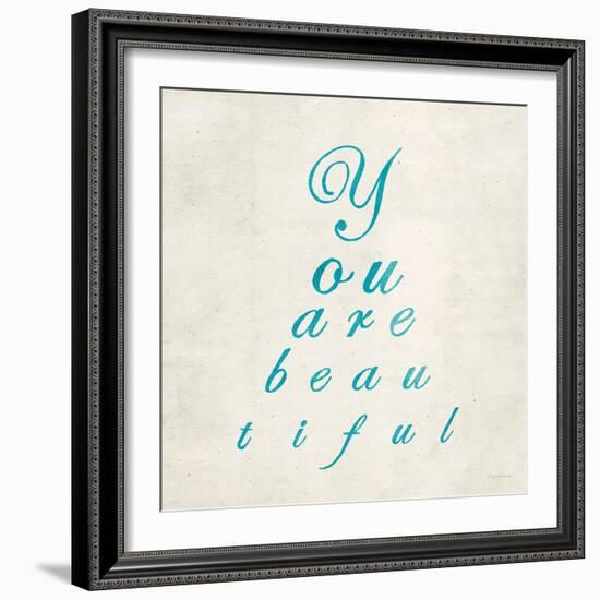 You are Beautiful in Blue-Morgan Yamada-Framed Art Print