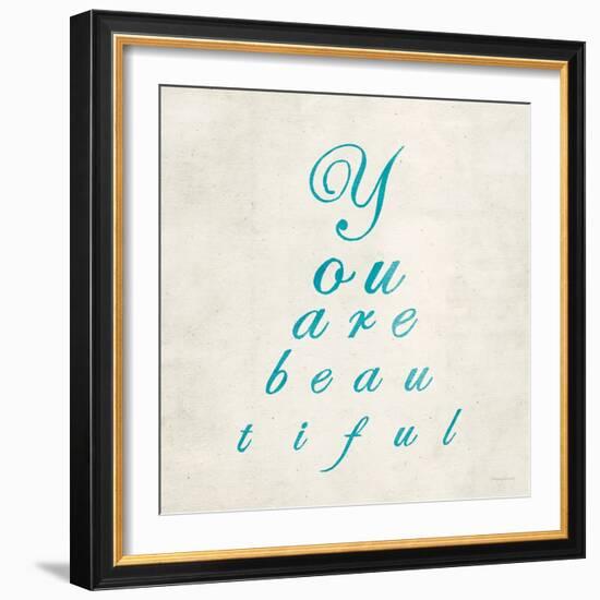 You are Beautiful in Blue-Morgan Yamada-Framed Art Print