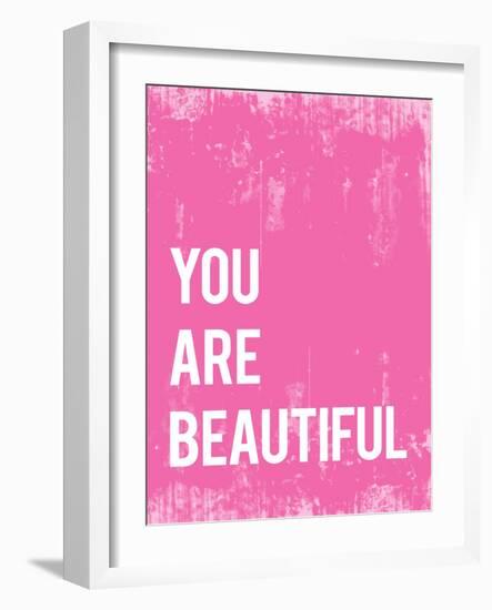 You Are Beautiful-null-Framed Art Print