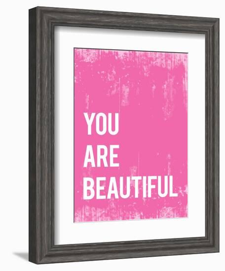 You Are Beautiful-null-Framed Art Print