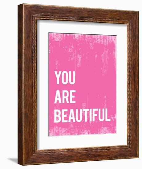 You Are Beautiful-null-Framed Art Print