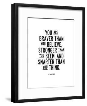 You Are Braver Than You Believe-Brett Wilson-Framed Giclee Print