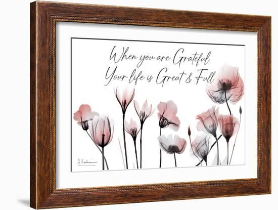 You Are Grateful-Albert Koetsier-Framed Art Print