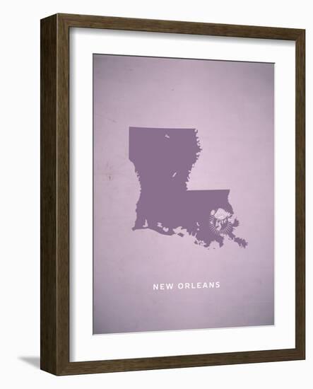 You Are Here New Orleans-null-Framed Premium Giclee Print