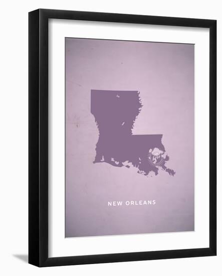 You Are Here New Orleans-null-Framed Premium Giclee Print