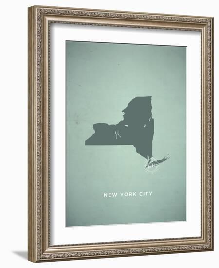 You Are Here New York-null-Framed Premium Giclee Print