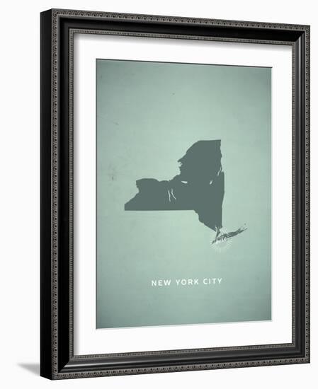 You Are Here New York-null-Framed Art Print