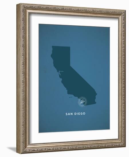 You Are Here San Diego-null-Framed Art Print