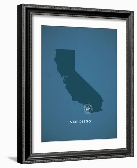 You Are Here San Diego-null-Framed Art Print