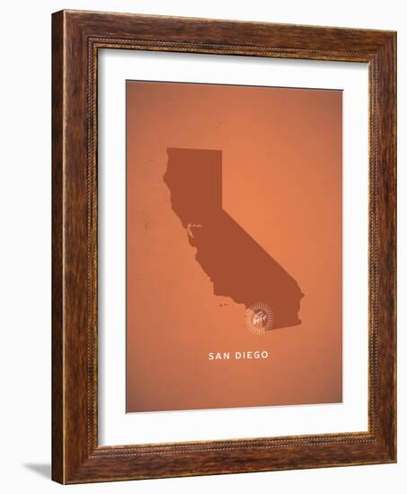 You Are Here San Diego-null-Framed Art Print