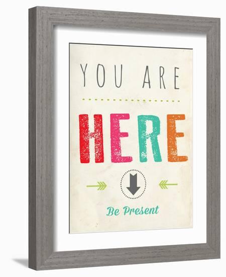 You are Here-Kindred Sol Collective-Framed Art Print