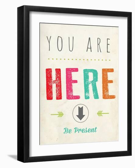 You are Here-Kindred Sol Collective-Framed Art Print