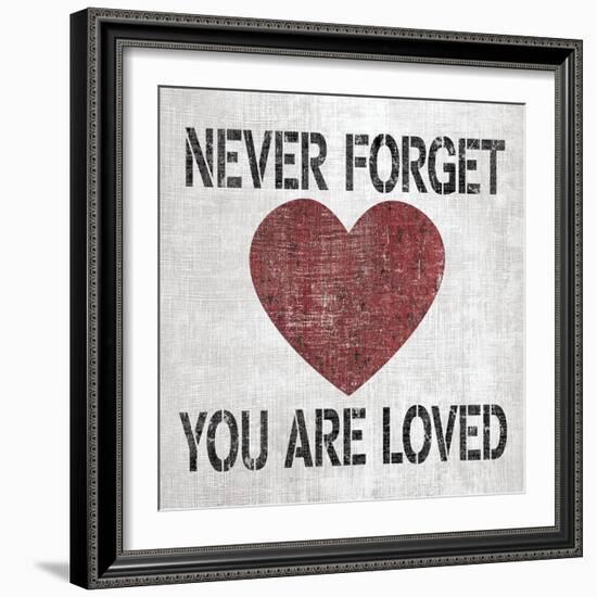 You Are Loved Sq-N. Harbick-Framed Art Print