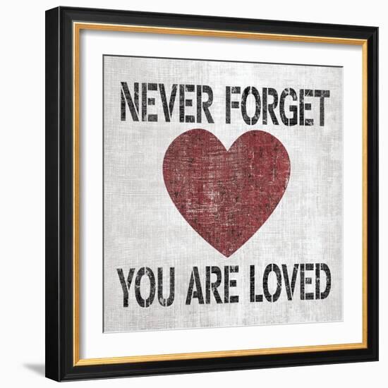 You Are Loved Sq-N. Harbick-Framed Art Print