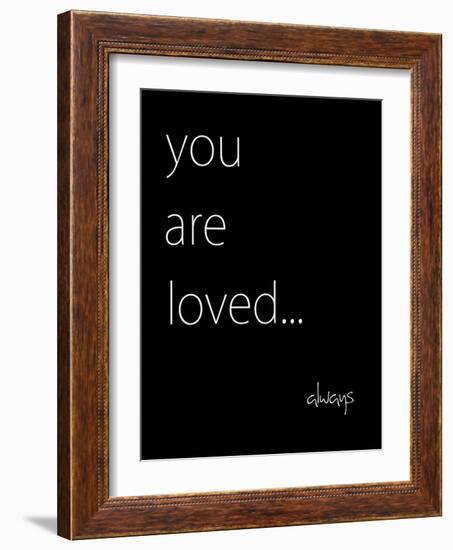 You Are Loved-Kristin Emery-Framed Art Print