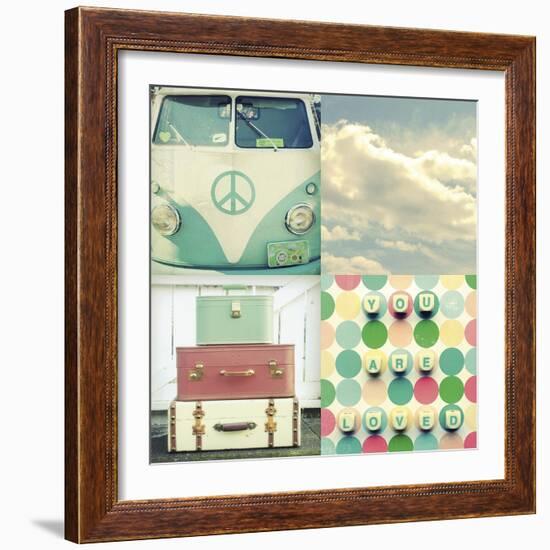 You are Loved-Vicki Dvorak-Framed Art Print