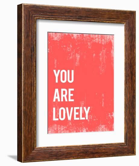 You are Lovely-Kindred Sol Collective-Framed Art Print