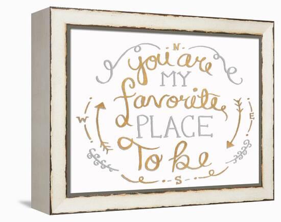 You are My Favorite I-SD Graphics Studio-Framed Stretched Canvas