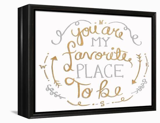 You are My Favorite I-SD Graphics Studio-Framed Stretched Canvas