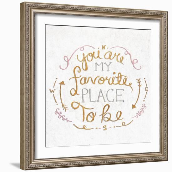 You are My Favorite Square-SD Graphics Studio-Framed Premium Giclee Print