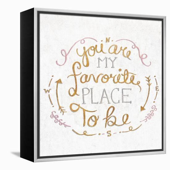 You are My Favorite Square-SD Graphics Studio-Framed Stretched Canvas