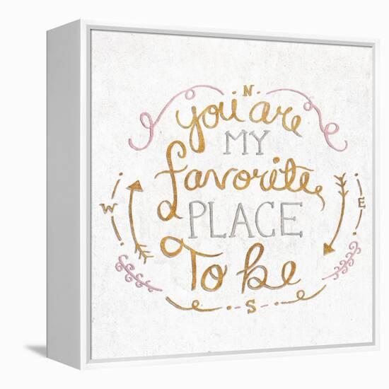 You are My Favorite Square-SD Graphics Studio-Framed Stretched Canvas