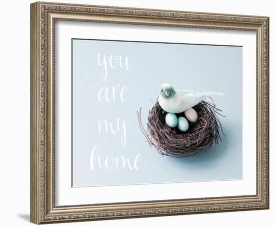 You are My Home Love Birds-Susannah Tucker-Framed Art Print