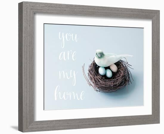 You are My Home Love Birds-Susannah Tucker-Framed Art Print