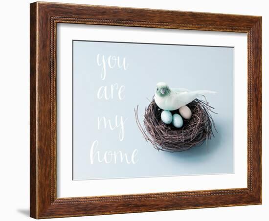 You are My Home Love Birds-Susannah Tucker-Framed Art Print