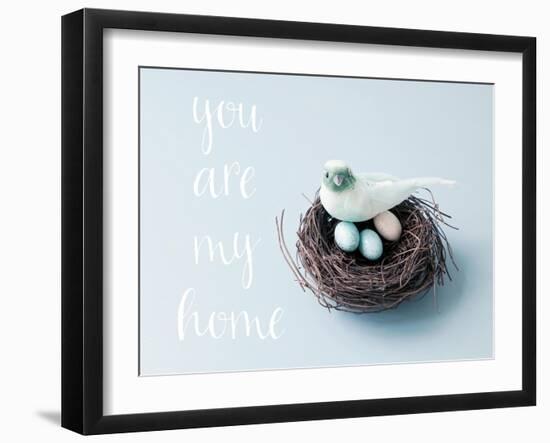 You are My Home Love Birds-Susannah Tucker-Framed Art Print