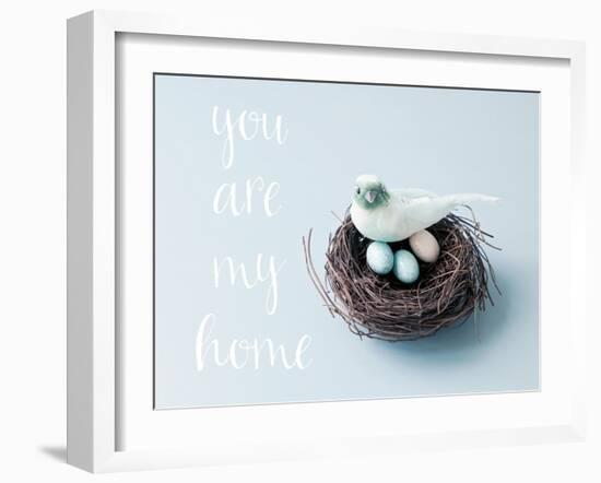 You are My Home Love Birds-Susannah Tucker-Framed Art Print