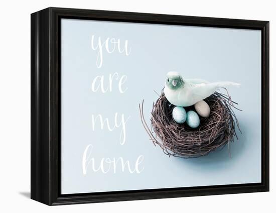 You are My Home Love Birds-Susannah Tucker-Framed Stretched Canvas