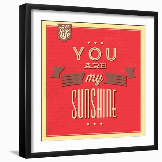 You are My Sunshine-Lorand Okos-Framed Art Print