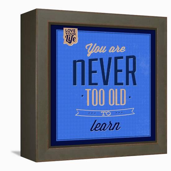 You are Never Too Old 1-Lorand Okos-Framed Stretched Canvas