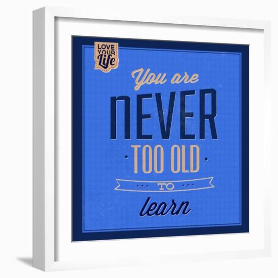 You are Never Too Old 1-Lorand Okos-Framed Premium Giclee Print